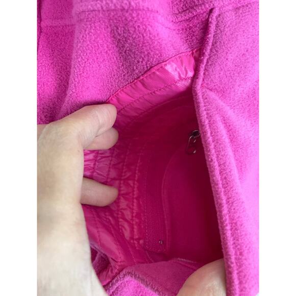 Nike ACG Jacket Pink Fleece Full Zip Sweater Pockets Warm Layer Hot Pink Small - Picture 7 of 14